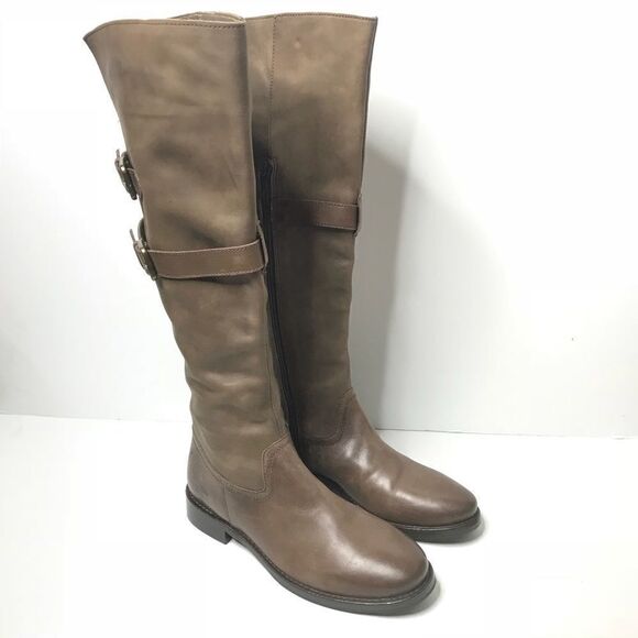 Nico Nerino Eu Sz 37 Brown Leather Riding Boot - Picture 3 of 8